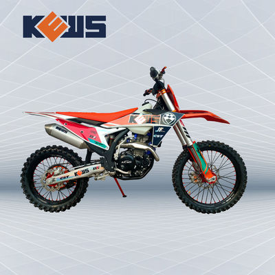 K23 موديل Enduro Dirt Bikes Zongshen NC300S مبرد بالماء بأربعة أشواط دراجات نارية باللونين الأحمر والأسود