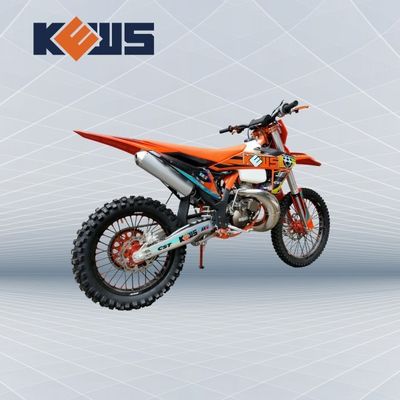 KEWS MT250cc الإطار البرتقالي التبريد المائي دراجة نارية خارج الطريق 2 ضربة مع حافة EXCEL