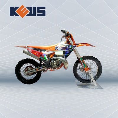 250cc KEWS تبريد مياه دراجة نارية بطربتين ركوب عجلة قيادة CNC مع قوة قوية